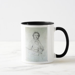 Porträt von Niccolo Paganini 1819 Tasse
