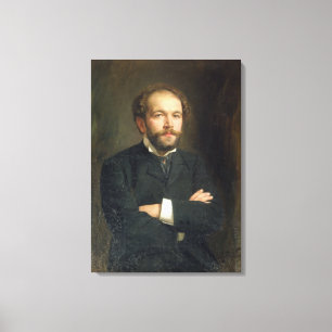 Porträt von Nikolai Karlovich Medtner 1906 Leinwanddruck