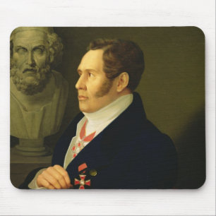 Porträt von Nikolay Gnedich, 1839 Mousepad