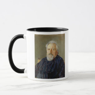 Porträt von Nikolay Leskov Tasse