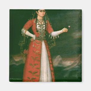 Porträt von Nino Eristavi, Iraner, 1829 Magnet