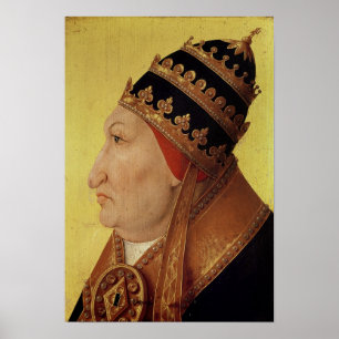 Porträt von Papst Alexander Rodrigo-Borgia VI Poster