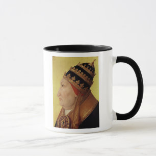 Porträt von Papst Alexander Rodrigo-Borgia VI Tasse