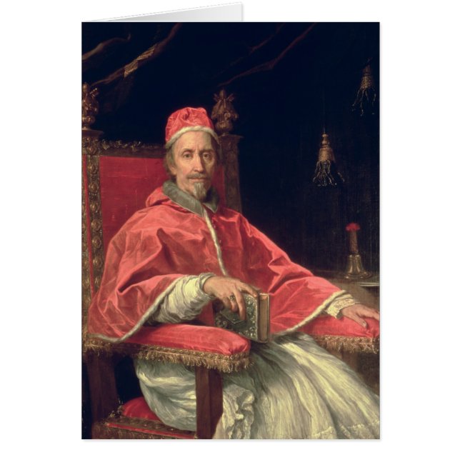 Porträt von Papst Clement IX (Vorne)