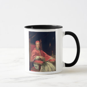 Porträt von Papst Clement IX Tasse
