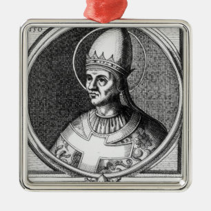 Porträt von Papst Gregory VII Ornament Aus Metall