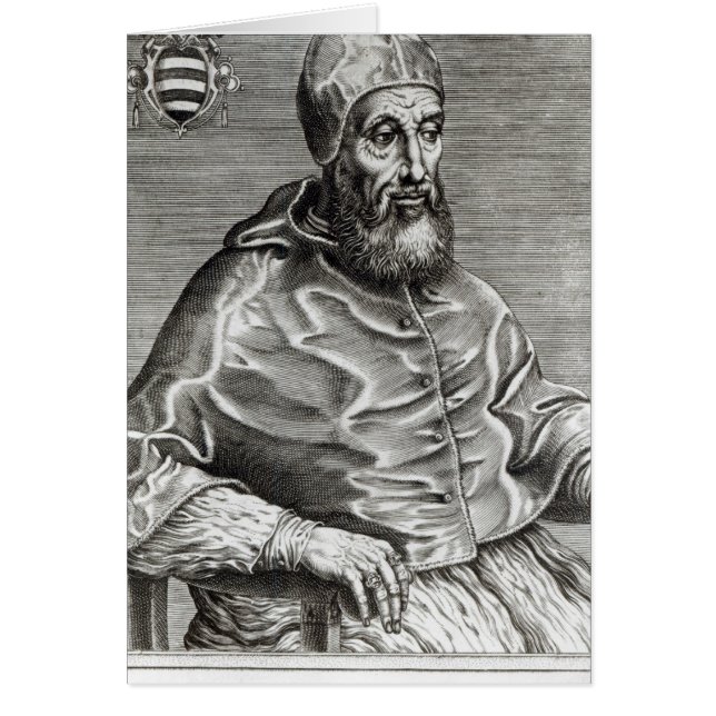 Porträt von Papst Pius IV, 1555 (Vorne)