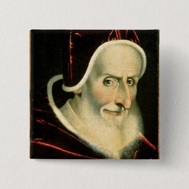 Porträt von Papst Pius V   1576-80 Button (Vorderseite)