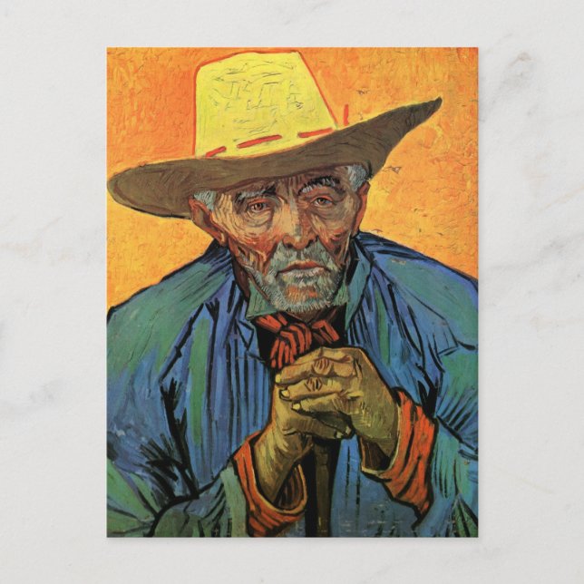 Porträt von Patience Escalier von Vincent van Gogh Postkarte (Vorderseite)
