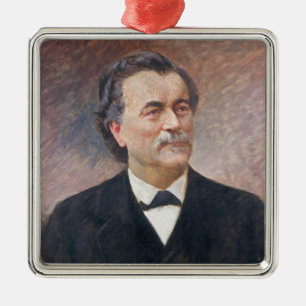 Porträt von Paul Bert Ornament Aus Metall