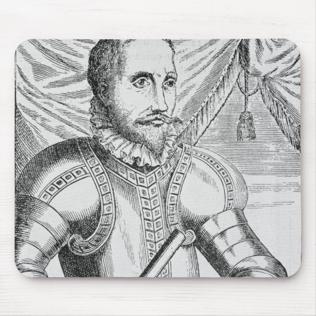 Porträt von Pedro de Valdibia Mousepad (Vorne)