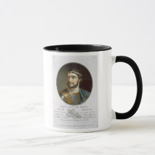 Porträt von Pepin, genannt "Le Bref", König von Tasse