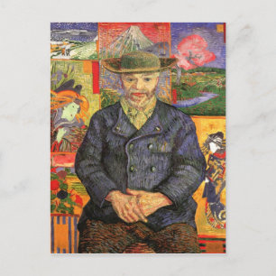 Porträt von Père Tanguy, Van Gogh Fine Art Postkarte
