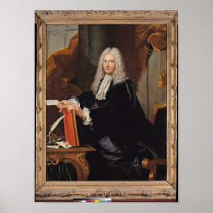 Porträt von Philibert Orry Poster