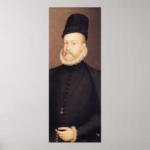 Porträt von Philip II c.1580 Poster