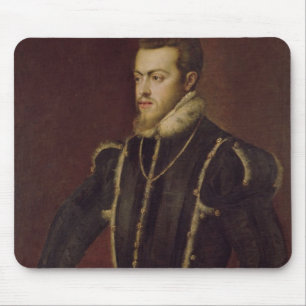 Porträt von Philip II von Spanien Mousepad