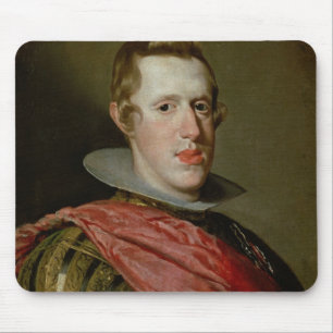 Porträt von Philip IV in der Rüstung, 1628 Mousepad