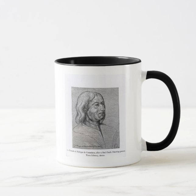 Porträt von Philippe de Commines Tasse (Rechts)