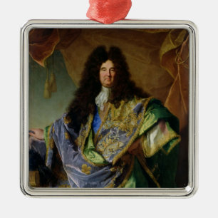 Porträt von Philippe de Courcillon Marquis Silbernes Ornament