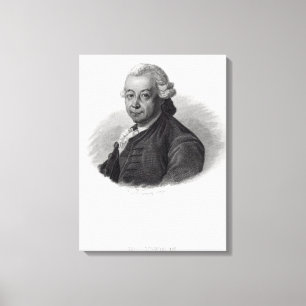 Porträt von Pierre Poivre Leinwanddruck
