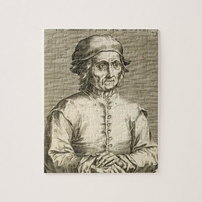 Porträt von Platte 3 Hieronymus Boschs (Vertikal)