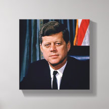 Porträt von Präsident John F. Kennedy JFK 35. 8x8