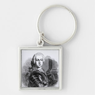 Porträt von Prinzen Charles Edward Stuart Schlüsselanhänger