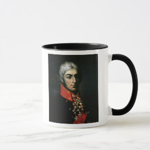 Porträt von Prinzen Peter Bagration Tasse