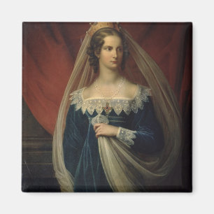 Porträt von Prinzessin Charlotte von Preussen Magnet