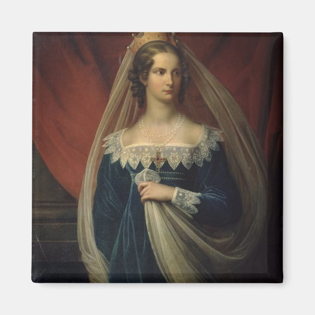 Porträt von Prinzessin Charlotte von Preussen Magnet (Vorne)