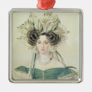 Porträt von Prinzessin Elizabeth Vorontsova Ornament Aus Metall