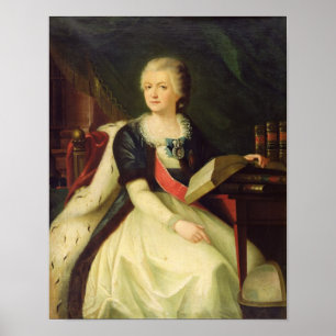 Porträt von Prinzessin Yekaterina R Poster