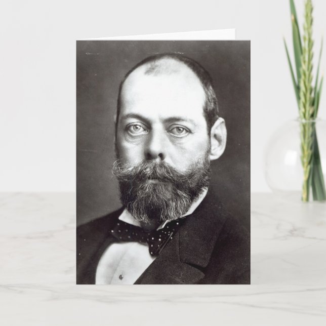 Porträt von Randolph Churchill Karte (Vorderseite)