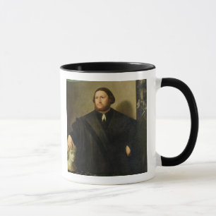 Porträt von Raphaele Grassi (Öl auf Leinwand) Tasse