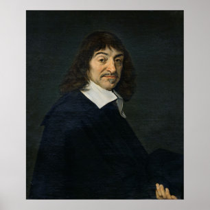 Porträt von Rene Descartes c.1649 Poster