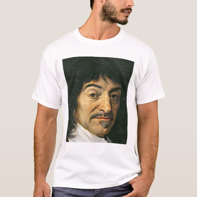 Porträt von Rene Descartes c.1649 T-Shirt (Vorderseite)