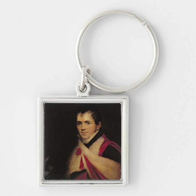 Porträt von Rev. Edward Daniel Clarke c.1822 Schlüsselanhänger (Vorne)