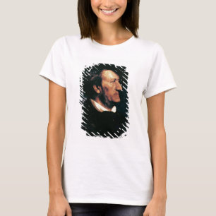 Porträt von Richard Wagner (1813-83) (Öl auf can T-Shirt