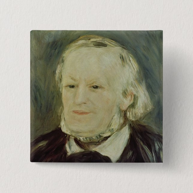 Porträt von Richard Wagner, 1893 Button (Vorderseite)