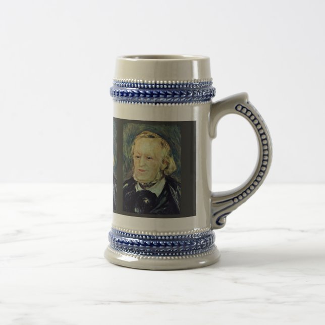 Porträt von Richard Wagner durch Pierre-Auguste Bierglas (Rechts)