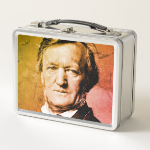 Porträt von Richard Wagner Metall Brotdose