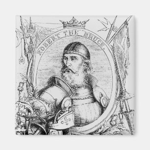 Porträt von Robert der Bruce Magnet