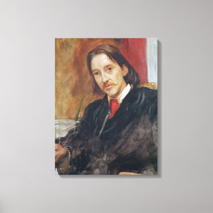Porträt von Robert Louis Stevenson 1886 Leinwanddruck