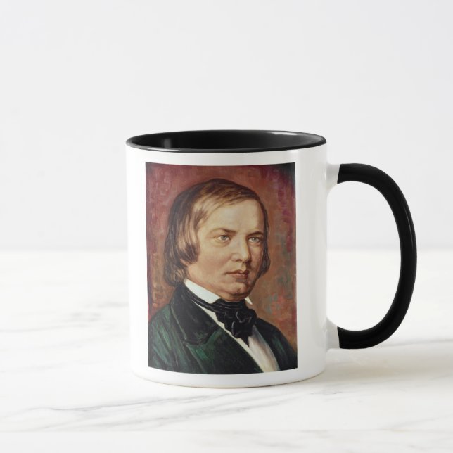 Porträt von Robert Schumann Tasse (Rechts)
