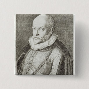 Porträt von Roland de Lassus 1593-94 Button