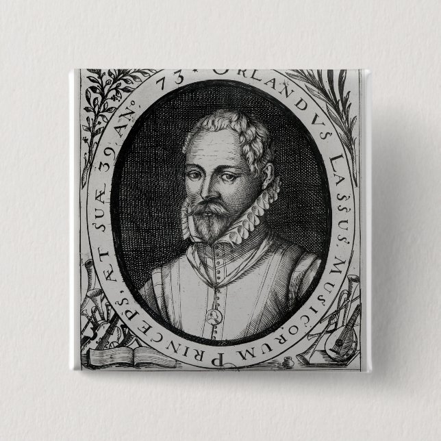 Porträt von Roland de Lassus Button (Vorderseite)