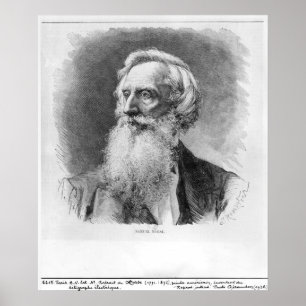 Porträt von Samuel Morse Poster