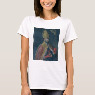 Porträt von Sankt Nikolaus, 1700 (Öl auf Leinwan T-Shirt