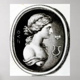 Porträt von Sappho Poster