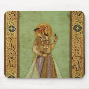 Porträt von Shah Jahan, 1631, Mughal Mousepad